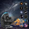 Sternenhimmel Projektor, Lomoo Galaxie Stern Projektor, Led Heim Planetarium Galaxy Nachtlicht mit 13 Discs für Kinder und Erwachsene - Schwarz