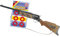 Hochwertige Pistole Revolver Gewehr inkl. 144 Schuss-Munition Polizei Cowboy für Kinder & Erwachsene Kostüm-Zubehör (Gewehr Buffalo)