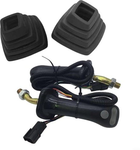 HOHOVYVY Joystick,Bagger-Joystick-Kit,seitenkonsolen,3-Tasten-Joystickgriff für Bagger für DX225/DH225-9 DH300-9