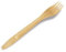 100 fourchettes biodégradables et compostables en bois de bouleau, longueur 16 cm