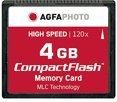 AgfaPhoto 120x High Speed MLC Compact Flash (CF) 4 GB Speicherkarte