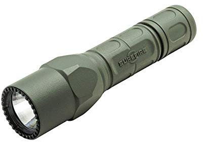 Surefire G2X Pro Linterna LED de doble salida con interruptor de clic, verde bosque