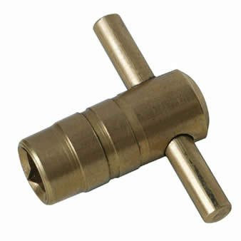 2 x T Bar Brass Radiator Keys