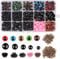 Hoiny 580 PCS Puppenaugen Teddyaugen und Teddynas，Kunststoffaugen Puppe Auge inkl.180 Sicherheitsaugen 110 Sicherheitsnasen mit 290 Unterlegscheiben für Puppe, Plüschtier und Teddybär Basteln