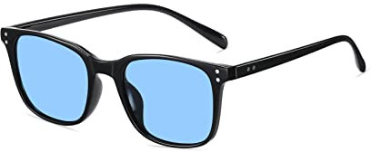 SHEEN KELLY TR90 Tony Stark Sonnenbrille Square für Herren Leopard Sunglass Women Classic Downey Sonnenbrille