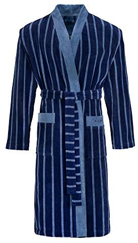bugatti Herren Bademantel Antonio marine blau M