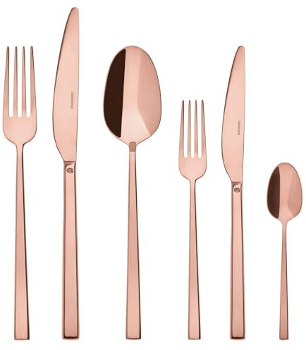 Sambonet Servizio 36 Pz Monoblocco Rock Pvd Copper