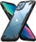 Ringke Fusion-X Case Kompatibel mit iPhone 13 Mini Hülle, Militärschutz Handyhülle Durchsichtig Rückseite mit Umhängeband Loch im Rand - Schwarz