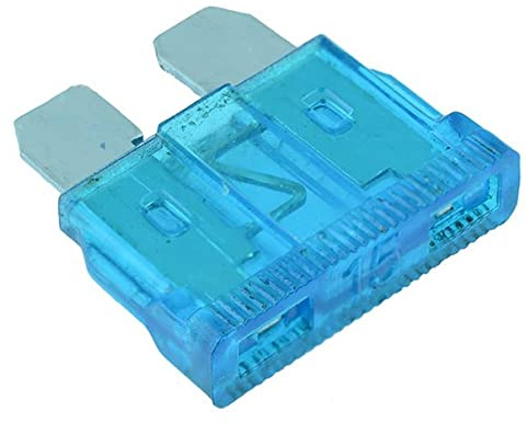 15A Blue Standard Blade Fuse Car Auto Automotive Replacement (Pack of 10)