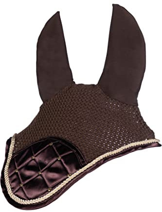 HKM Basil Fliegenhaube 2100 Dunkelbraun Warmblut