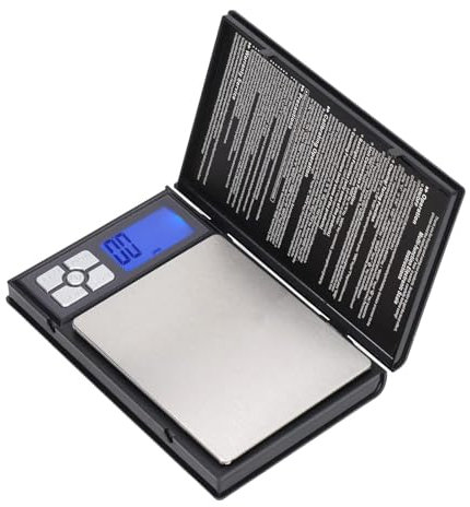 Digitale Taschenwaage Feinwaage 2000 G X 0,1 G Digitalwaage Tragbare Grammwaage Taschenwaage Präzisionswaage 6 Einheiten Umrechnung für Lebensmittelschmuck