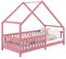 IDIMEX Hausbett CORA aus massiver Kiefer, Montessori Bett mit Rausfallschutz, Kinderbett in 90 x 200 cm