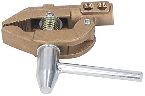 Earth Clamp 32mm Easy Operation 800A Welding Earth Clamp Brass Heavy Duty Factory Use