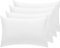 Linens World Pillow Cases 4 pack - Egyptian Cotton 200 Thread Count Pillow Cases/Pillow Protectors, Hotel Quality Fabric & Wrinkle free pillows Cover Pack of 4 (Standard 50x75 cm, White)