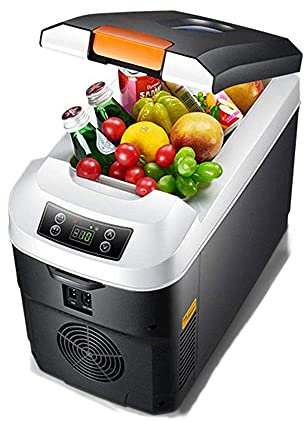 Glacière électrique pour voiture, 11L/25L/35L Réfrigérateur thermoélectrique portable avec compresseur électrique 12V/24V/220V, Glacière pour extérieur, camping, voyage, compact et économe en énergie.