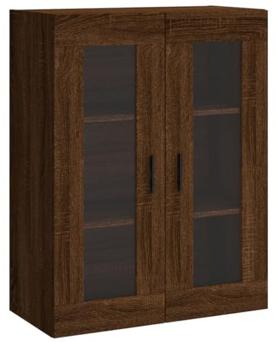 vidaXL Wandschrank Braun Eichen-Optik 69,5x34x90 cm