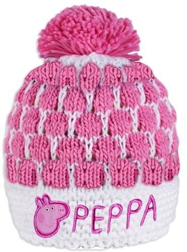 Peppa Pig Wintermütze Rosa Kinder (2/5 Jahre), Rosa
