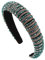 scicent Stirnband Strass Jeweled Hochzeit Braut Breites Band Haarband Silber Glitzer Kristall Diamant Kopfschmuck Glitzer Pailletten Weiß Bling Geburtstag Party Urlaub Haarschmuck 16416