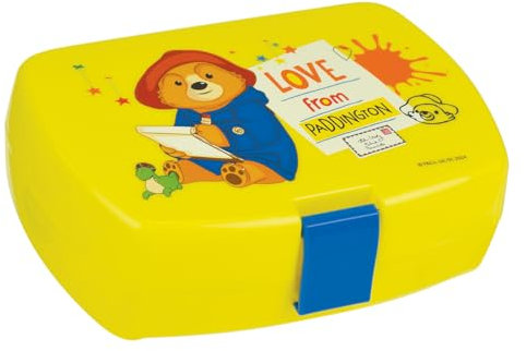 Fun House PADDINGTON Boite goûter 5 x 16.5 x 11.5 cm pour enfant, Jaune