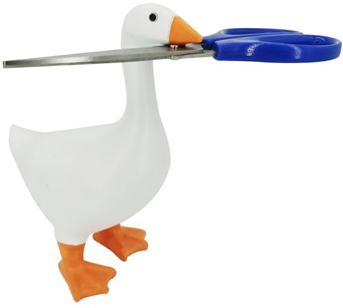 DAZZLUXE 1 Stück Dekorative Entenmagnet-Ornamente, Entenmagnet-Schlüsselaufbewahrung, Magnetischer Gänse-Schlüsselanhänger, Schreibtischdekoration, Gänse- Und Enten-Förmige Ornamente