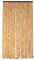 WERKA PRO Rideau Chenille Marron et Blanc 90 x 220 cm