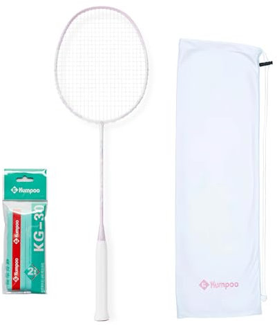 HUAWU Raquette de badminton Rose
