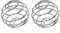2Pcs Stainless Steel Bottle Mixer Ball, Shaker Balls, Protein Shaker Ball, Blender Balls for Mixer Bottles, Wire Whisk Ball, Mixing Balls for Protein Shakes Formula