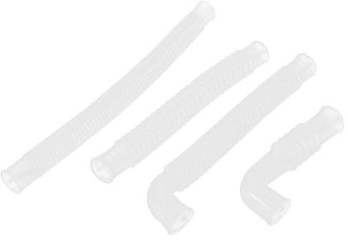 SKISUNO 4pcs Washing Machine Hose Extension Washing Machine PVC Hose Washer Water Inlet Washer Tube Connector Portable Washing Machine Hose Washer Hose Washer Supplies