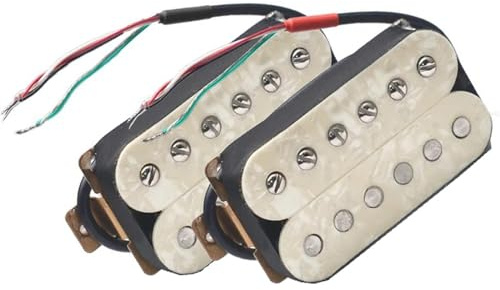 1Set Elektrische Gitarre Humbucker Einstellbare Schraube Für 6 String E-gitarre Spule Spliting Pickup(5)