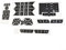 Eawfgtuw Auto Innenraum Aufkleber Button Decals - Autoradio CD Taste Klima Control A/C Türschloss Aufkleber Auto Lenkrad Knopf Reparatur Aufkleber für Mercedes-Benz 2007-2014