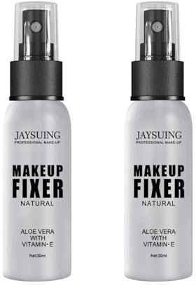 Senermter Spray Fixateur De Maquillage, Spray Fixateur À L Acide Hyaluronique, Spray De Finition Maquillage, Brume Hydratante Pour Le Visage, 30 ml (lot de 2)