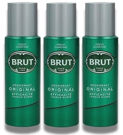 Brut Original Body Spray Deodorant 200ml, Pack of 3 | Classic Iconic Fragrance with Long-Lasting Odor Protection and All-Day Freshness for Men