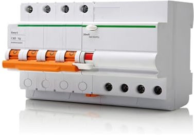 Disjoncteur série EA9 EA9R, disjoncteur différentiel 4P 10~63A, interrupteur pneumatique(20A)