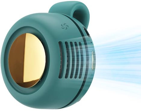 TBLMPNE Mini Ventilator, 2025 Neu Handventilator Akku Aufladbar, Tragbarer Hüftventilator mit 3 Einstellbaren Windgeschwindigkeiten, Geeignet für den Außenbereich, auf Reisen und im Büro (Grün)