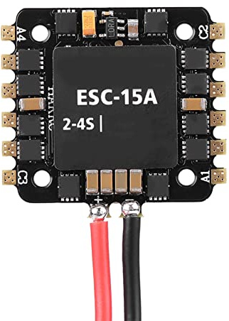 Alomejor Mini Electronic Speed ​​Controller für die FPV -Drohne, Höhere Leistung 3 in 1 ESC für RC -Zubehör, Firmware Support_