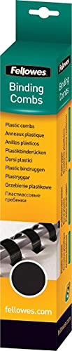 Fellowes Plastic Comb Binding Spines, 5/16 Inch Diameter, White, 40 Sheets, 100 Pack (52508)