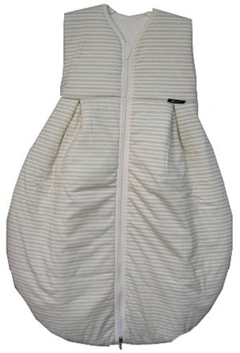 ALVI Mäxchen Thermo Schlafsack Streifen Beige 70 cm