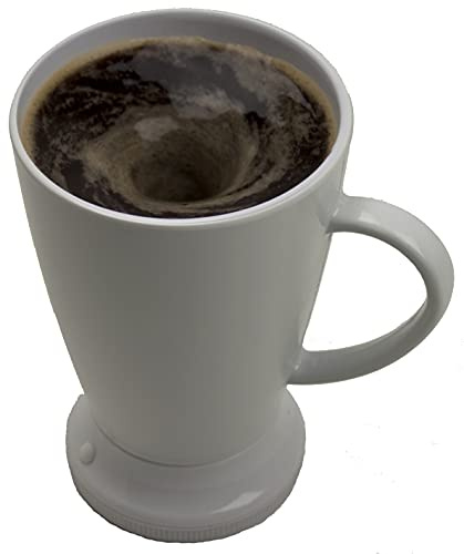 Lifemax Typhoon Melamine Mug, Self-Stirring Disability Aid, Perfect Blending, Mixing with No Lumps Brown 1224