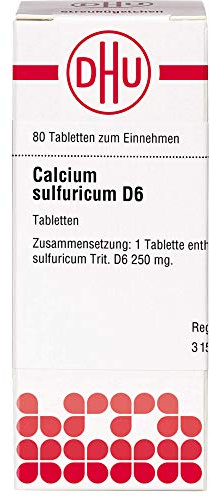 DHU Calcium sulfuricum D6 Tabletten, 80 St. Tabletten