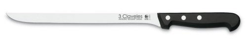 3 CLAVELES CUCHILLO MANGO POM JAMONERO 24 CM