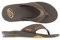 Reef Men's Leather Fanning Flip Flops, Brown, 7 UK