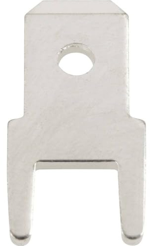 Vogt Verbindungstechnik 382508.68 Lasche 4,8 x 0,8 mm, 180 °, nicht isoliert, Metall, 100 Stück