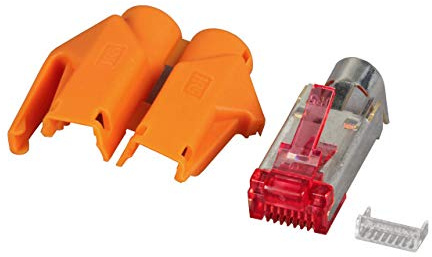 EFB-Elektronik RJ45-Hirose Stecker STP, TM21 orange, 10