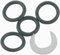 Kludi Dichtungssatz für Küchenarmaturen Serie Adlon, Edelstahl, 1 Stück, WASHERS