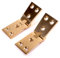 Pair of Heavy Duty Solid Brass Counterflap Hinges 32mm Bar Counter Top Flap