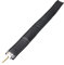 Yibuy 460x45x7.45mmThickened Black Color Bass Linkshänder Riemen PU Ledergürtel für 48/60 Akkordeon Bass mit Hardware