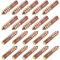 sourcing map M6 Hanger Bolts Length 1-1/8(30mm) Double Headed Bolts Self-Tapping Screw 6mm Wood Joint Furniture Legs 20pcs