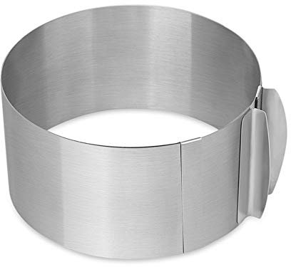 XIZHI 6 to12 Inch Cake Ring Molds Adjustable Stainless Steel Round Mousse Cake Mould-Melaleuca Cake Mold Cake Border