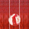 PartyWoo 3 Stück Lametta Vorhang, Lametta Rot, Glitzer Vorhang, Party Hintergrund, Foil Fringe Curtains, Partydeko für Deko Geburtstag, Baby Shower, JGA