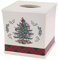 Avanti Linens Spode Christmas Tree Tartan Collection, Resin, Multicolor, Tissue Cover